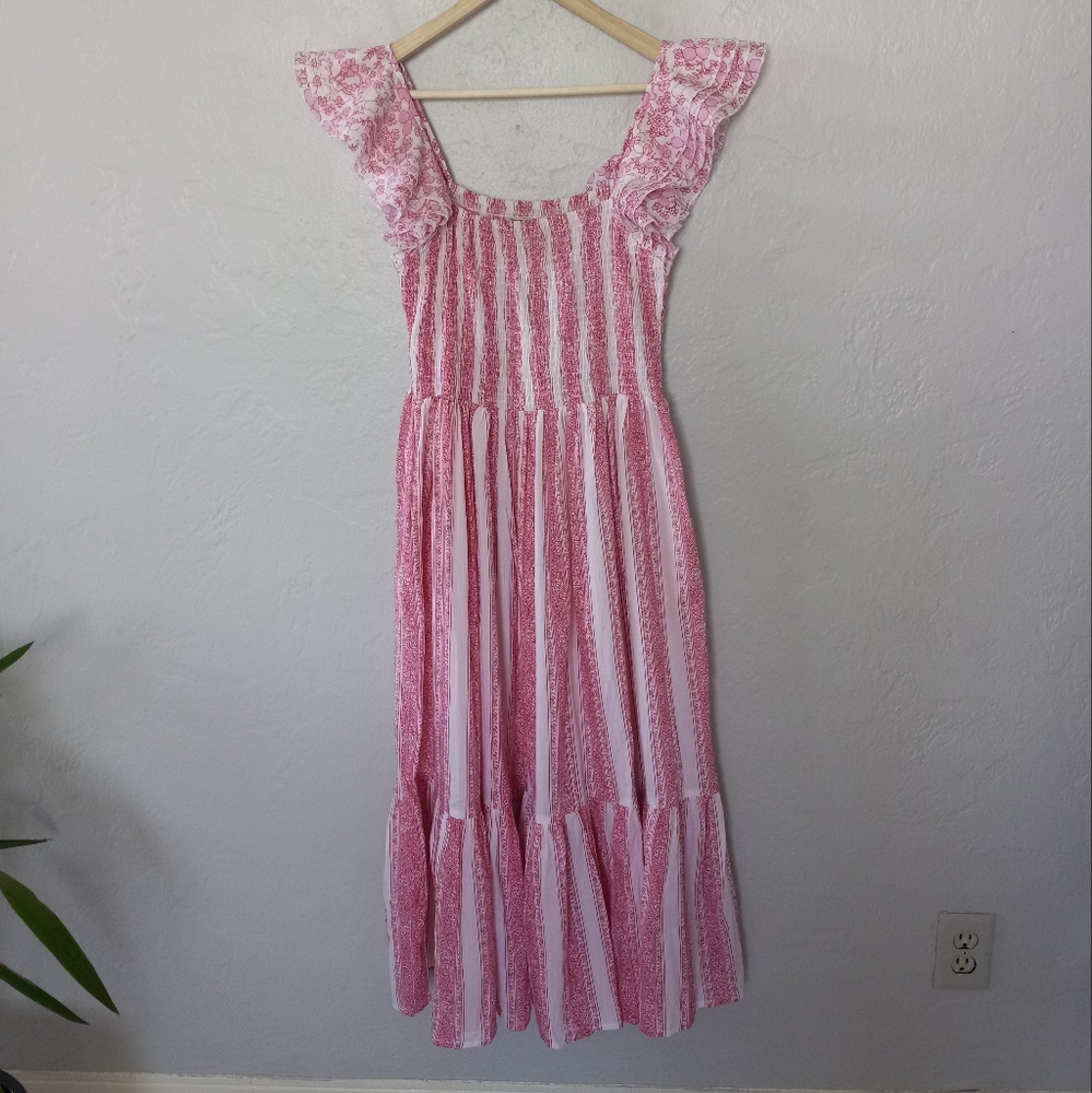 Mille Olympia Dress In Jaipur Stripe M - Picture 8 of 16
